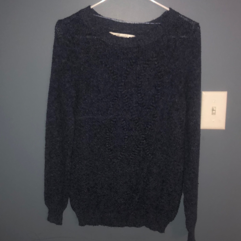 Blue soft and cozy sweater